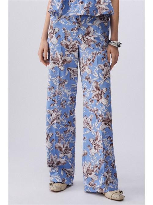Pantaloni palazzo in popeline Liu Jo | WA6441T4853.P9502